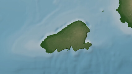 Kahoolawe Island. United States. Physical