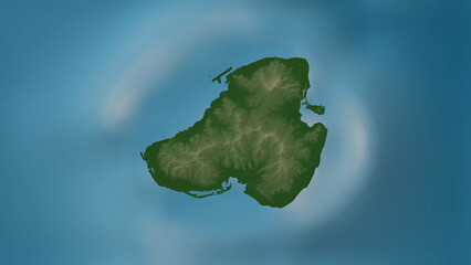 Kosrae Island. Federated States of Micronesia. Physical © zelwanka