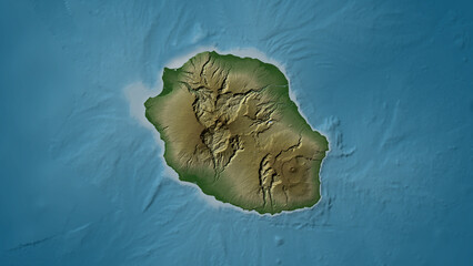 La Reunion Island. France. Physical © zelwanka