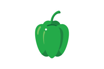  Cute Capsicum vector art illustration