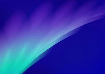 暗闇に燃える炎のような濃い紫とグリーンのグラデーションアブストラクトベクター背景イラスト