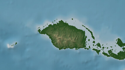 New Hanover Island. Papua New Guinea. Physical © zelwanka