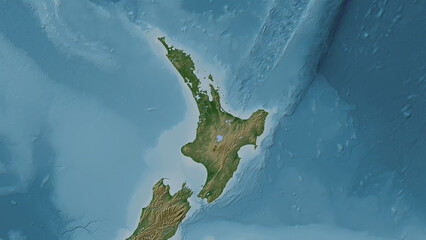 North Island. New Zealand. Physical © zelwanka