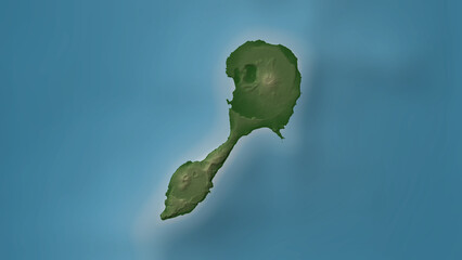 Pagan Island. United States. Physical © zelwanka