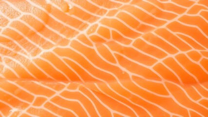 close up of a slice of salmon