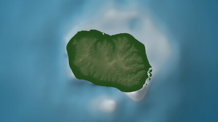 Rarotonga Island. Cook Islands. Physical © zelwanka