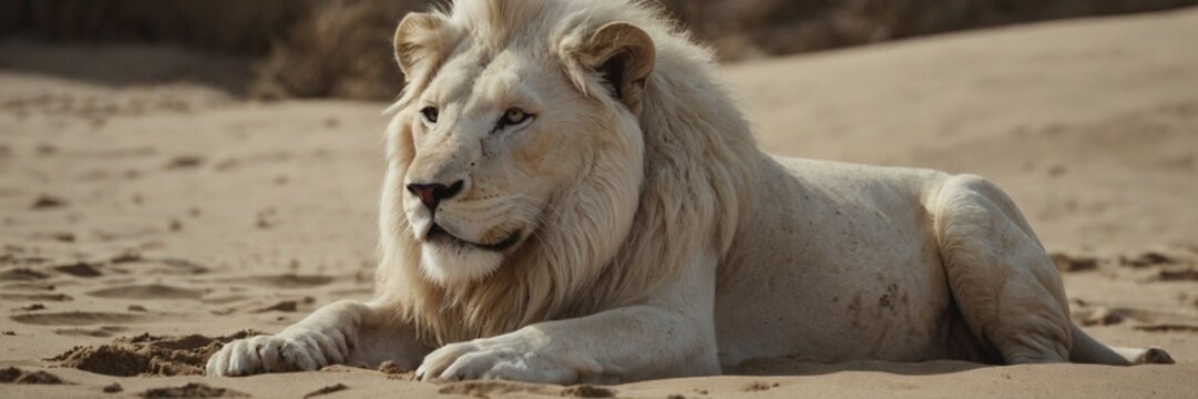 lion and lioness created with genrative AI