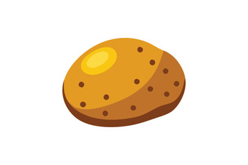 Cute Potato vector art illustration