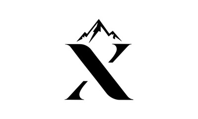 Creative X Letter Logo Design Fully Vectorized Editable.