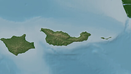Santa Cruz Island. United States. Physical © zelwanka