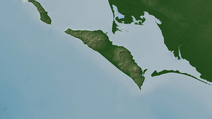 Isla Santa Margarita. Mexico. Physical © zelwanka