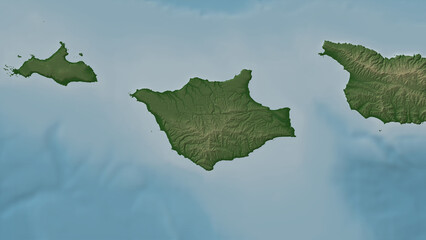 Santa Rosa Island. United States. Physical © zelwanka