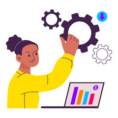 Business Making Illustration
