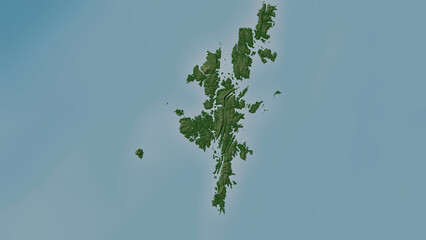 Shetland Main Island. United Kingdom. Physical © zelwanka