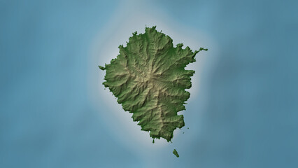Ua Pou Island. France. Physical © zelwanka
