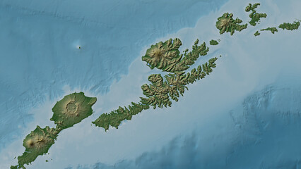 Unalaska Island. United States. Physical © zelwanka