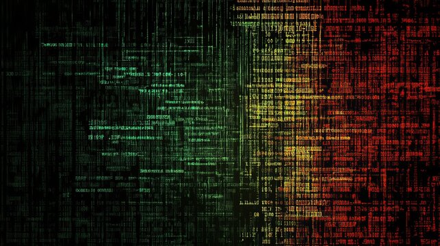 A code background featuring web programming elements with JavaScript coding. The image includes snippets of JavaScript code in a visually appealing layout, showcasing syntax highlighting in vibrant co