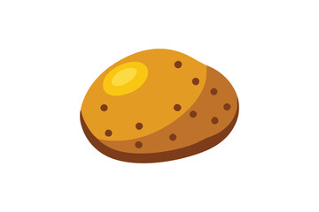 Cute Potato vector art illustration