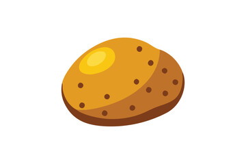 Cute Potato vector art illustration