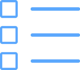 Checklist bar icon rounded stroke