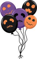 Ballon halloween Illustration