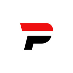 Creative P letter Logo, P logo typography, P letter minimal Logo
