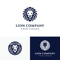 Modern Lion Head Logo Design