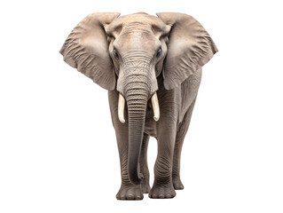 Fototapeta premium an elephant with tusks and large ears