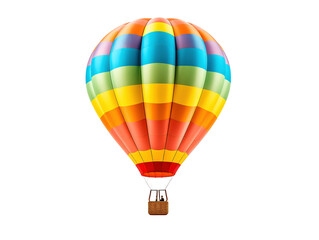 a colorful hot air balloon