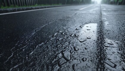 close up pavement stone and asphalt street road