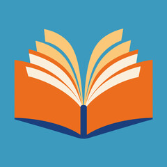 Discovering New Worlds Through an Open Book Vector Illustration Journey of Imagination
