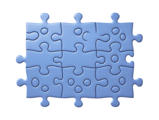 a puzzle pieces with a white background