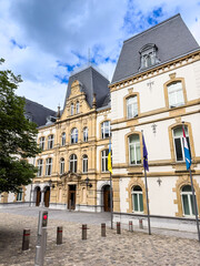 Street view of Luxembourg City, Luxembourg
