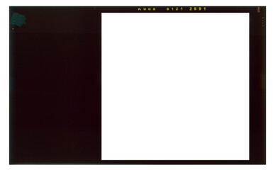 120 mm Medium format film frame