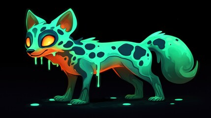 Fototapeta premium Glowing Fox