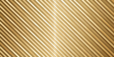 Abstract Diagonal Stripes in a Metallic Gold Hue