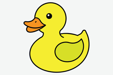 Cute duck vector illustration 