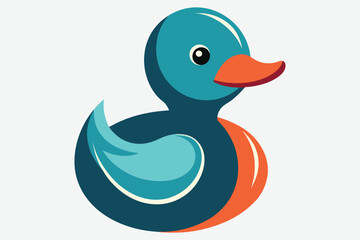 Cute duck vector illustration 