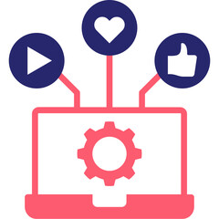 Social Media Management Icon