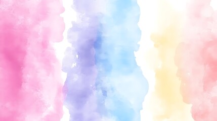 Abstract Watercolor Background   Pink  Blue  Yellow Colors