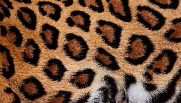 Wild Elegance: Seamless Leopard Fur Pattern Design"