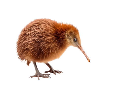 a brown bird with a long beak