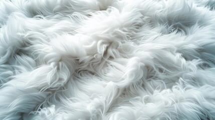 Full of only white fluffy.