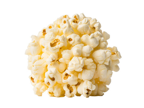 a ball of popcorn with gold sprinkles