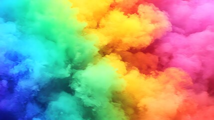 Fototapeta premium Abstract Rainbow Cloud Texture Background