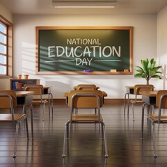 National education day illustration