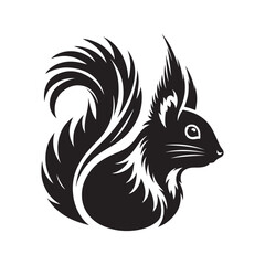 Squirrels of the World: Indigenous to Americas, Eurasia, Africa, and Beyond. Squirrel silhouette