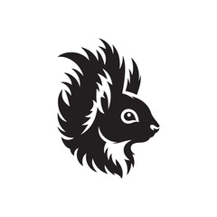 Squirrels of the World: Indigenous to Americas, Eurasia, Africa, and Beyond. Squirrel silhouette