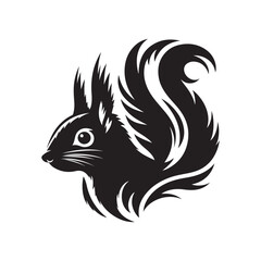 Squirrels of the World: Indigenous to Americas, Eurasia, Africa, and Beyond. Squirrel silhouette