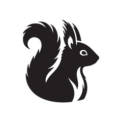 Squirrels of the World: Indigenous to Americas, Eurasia, Africa, and Beyond. Squirrel silhouette
